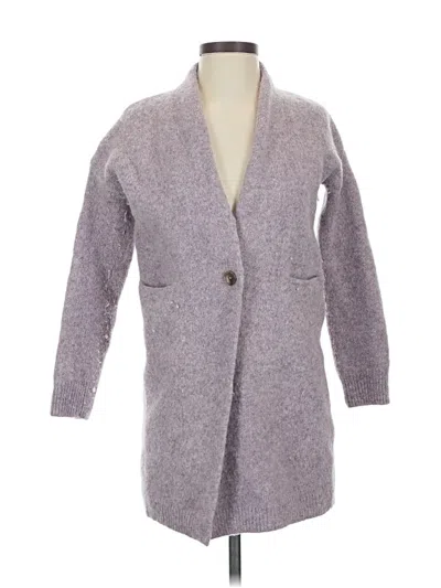 Pre-owned Uniqlo Cardigan Sweater In Purple