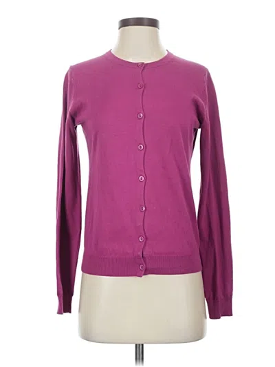 Pre-owned Uniqlo Cardigan Sweater In Purple