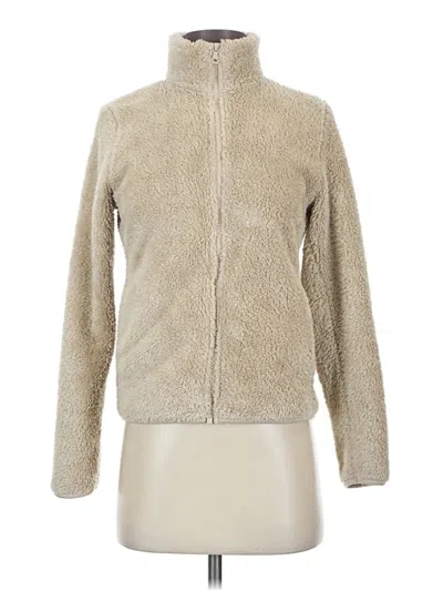 Pre-owned Uniqlo Cardigan Sweater In Tan