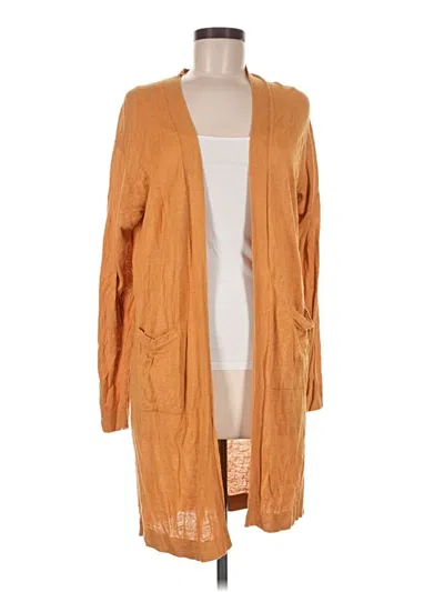 Pre-owned Uniqlo Cardigan Sweater In Tan