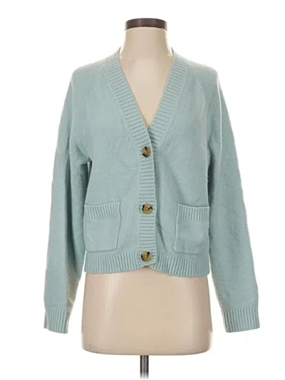 Pre-owned Uniqlo Cardigan Sweater In Teal