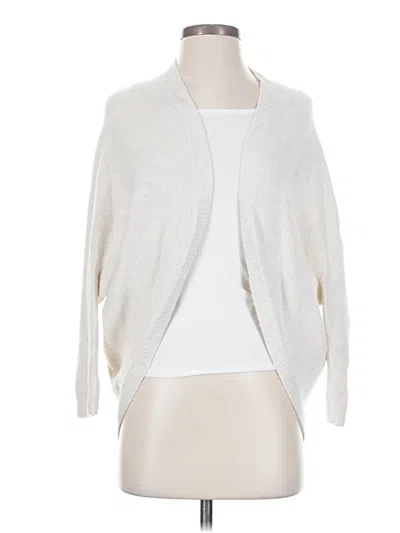 Pre-owned Uniqlo Cardigan Sweater In White