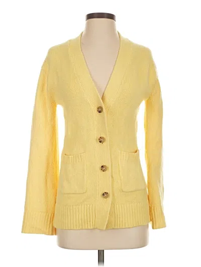 Pre-owned Uniqlo Cardigan Sweater In Yellow