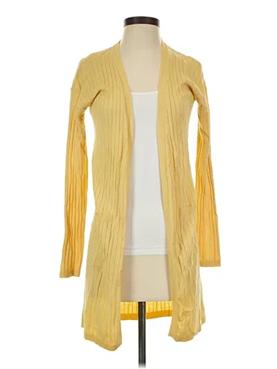 Pre-owned Uniqlo Cardigan Sweater In Yellow