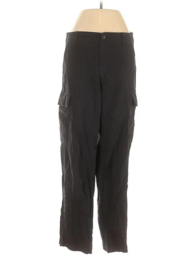 Pre-owned Uniqlo Cargo Pants In Black