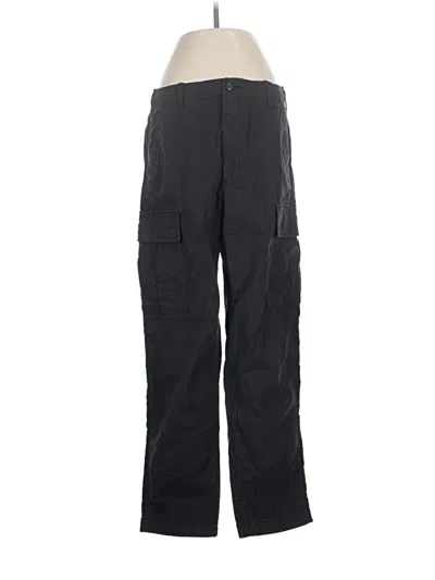 Pre-owned Uniqlo Cargo Pants In Black