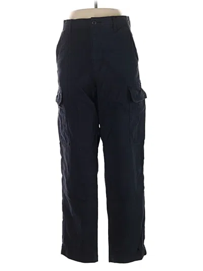 Pre-owned Uniqlo Cargo Pants In Black