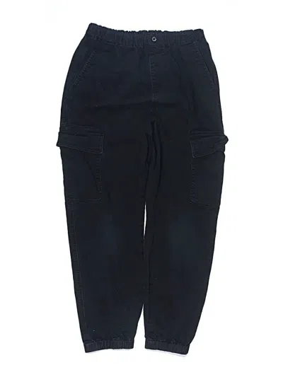 Pre-owned Uniqlo Kids' Cargo Pants In Black