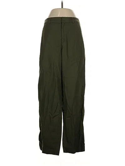 Pre-owned Uniqlo Cargo Pants In Green