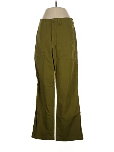 Pre-owned Uniqlo Cargo Pants In Green