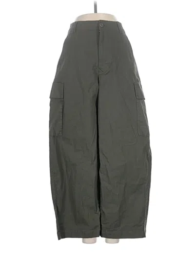 Pre-owned Uniqlo Cargo Pants In Green
