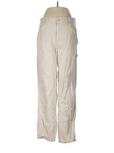 Pre-owned Uniqlo Cargo Pants In Ivory