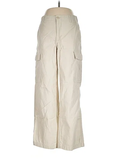 Pre-owned Uniqlo Cargo Pants In Ivory