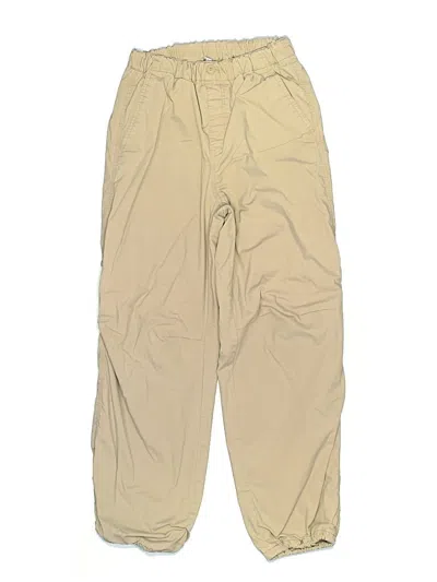 Pre-owned Uniqlo Kids' Cargo Pants In Tan