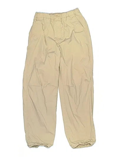 Pre-owned Uniqlo Kids' Cargo Pants In Tan