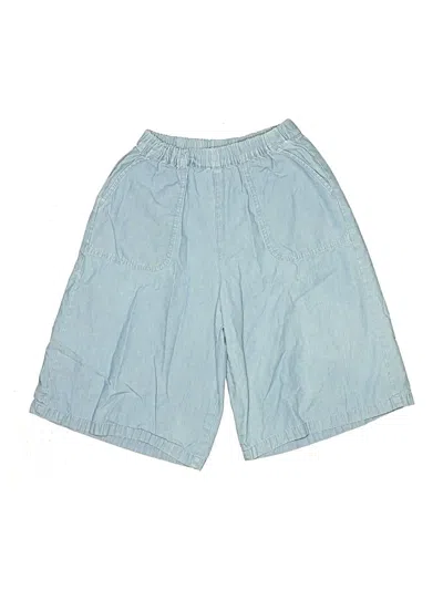 Pre-owned Uniqlo Kids' Cargo Shorts In Blue