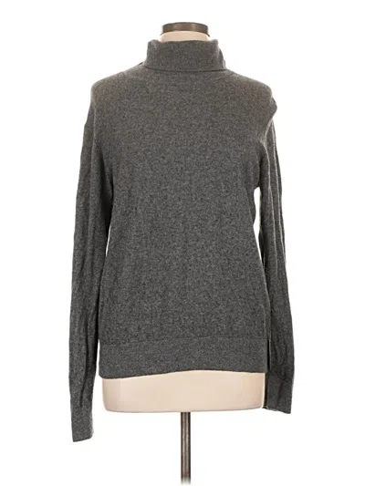 Pre-owned Uniqlo Cashmere Pullover Sweater In Gray