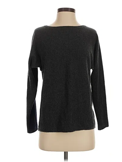 Pre-owned Uniqlo Cashmere Pullover Sweater In Gray