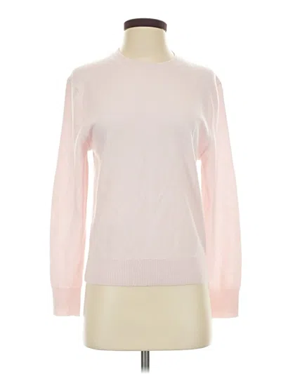 Pre-owned Uniqlo Cashmere Pullover Sweater In Pink
