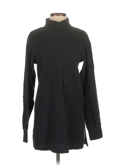 Pre-owned Uniqlo Casual Dress In Black