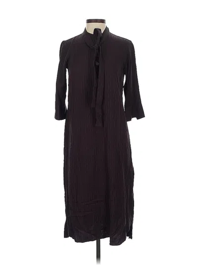 Pre-owned Uniqlo Casual Dress In Black