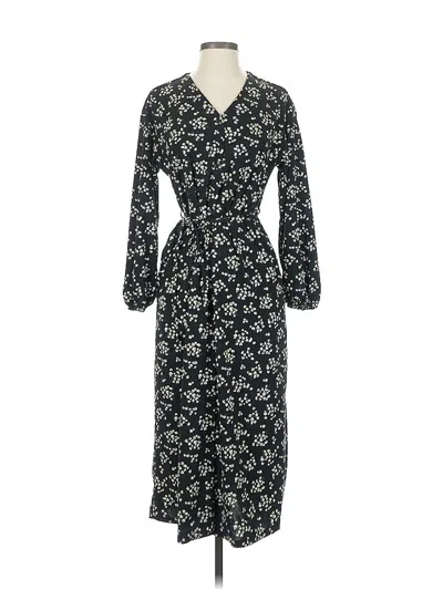 Pre-owned Uniqlo Casual Dress In Black