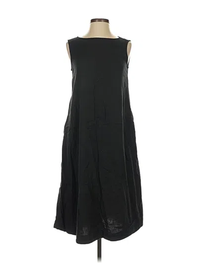 Pre-owned Uniqlo Casual Dress In Black