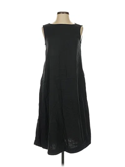 Pre-owned Uniqlo Casual Dress In Black