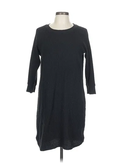 Pre-owned Uniqlo Casual Dress In Black