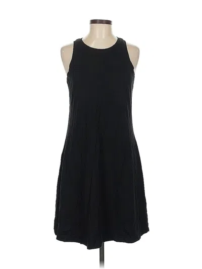 Pre-owned Uniqlo Casual Dress In Black