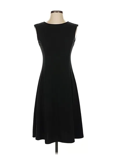 Pre-owned Uniqlo Casual Dress In Black