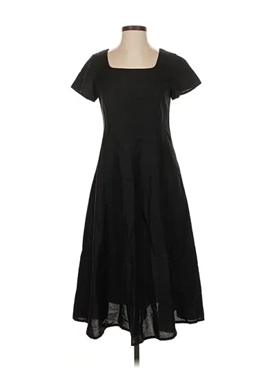 Pre-owned Uniqlo Casual Dress In Black