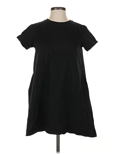 Pre-owned Uniqlo Casual Dress In Black