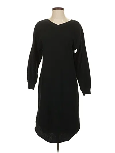 Pre-owned Uniqlo Casual Dress In Black
