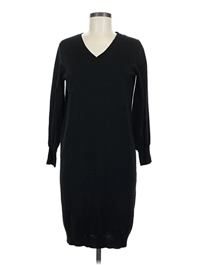 Pre-owned Uniqlo Casual Dress In Black