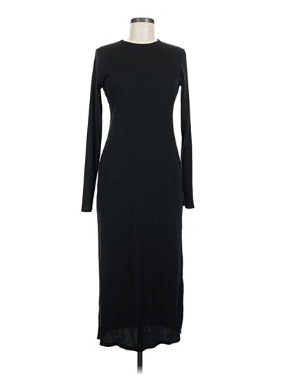 Pre-owned Uniqlo Casual Dress In Black