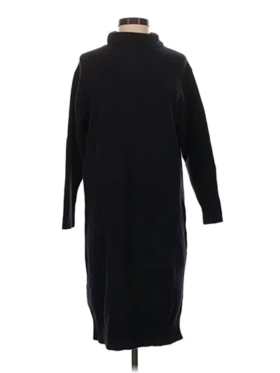 Pre-owned Uniqlo Casual Dress In Black