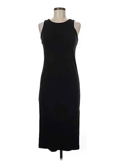 Pre-owned Uniqlo Casual Dress In Black
