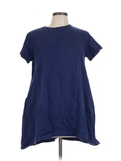 Pre-owned Uniqlo Casual Dress In Blue