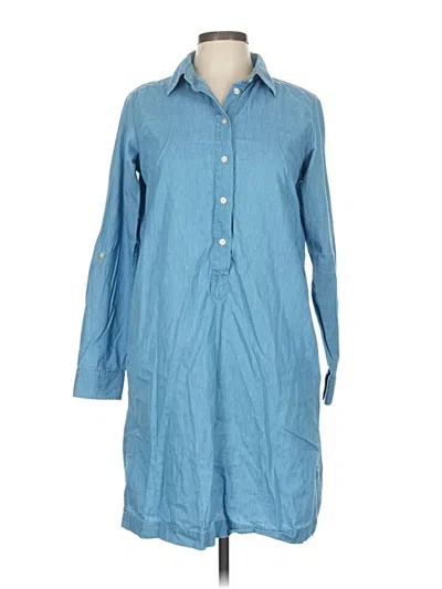 Pre-owned Uniqlo Casual Dress In Blue