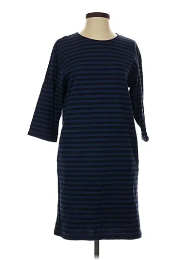 Pre-owned Uniqlo Casual Dress In Blue