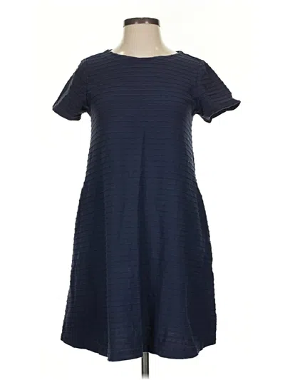 Pre-owned Uniqlo Casual Dress In Blue
