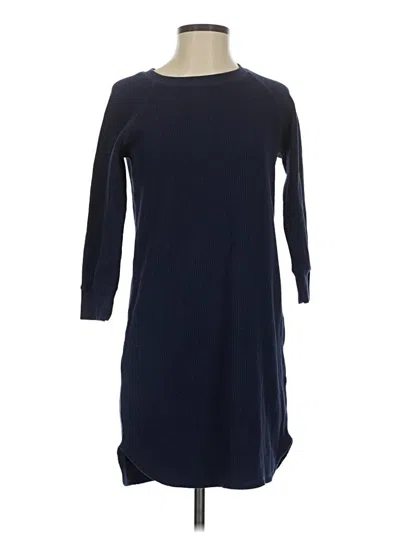 Pre-owned Uniqlo Casual Dress In Blue