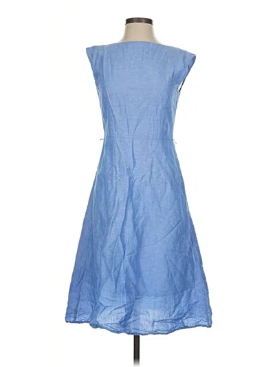 Pre-owned Uniqlo Casual Dress In Blue