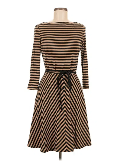 Pre-owned Uniqlo Casual Dress In Brown
