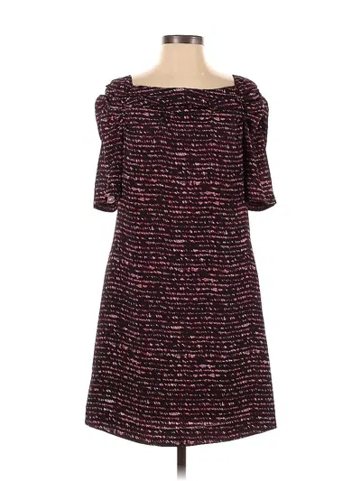 Pre-owned Uniqlo Casual Dress In Burgundy