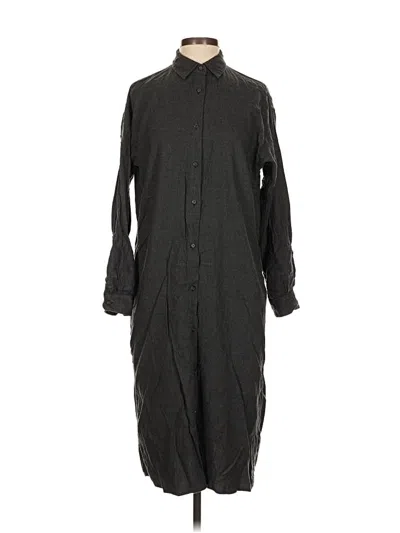 Pre-owned Uniqlo Casual Dress In Gray