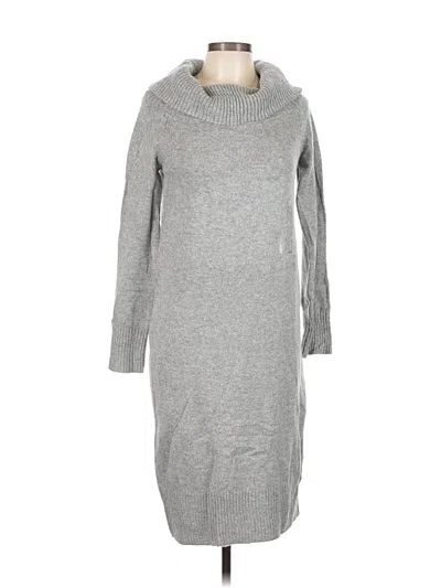 Pre-owned Uniqlo Casual Dress In Gray