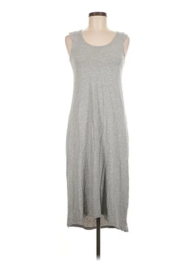Pre-owned Uniqlo Casual Dress In Gray