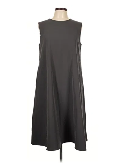 Pre-owned Uniqlo Casual Dress In Gray